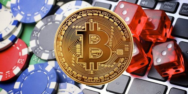 Berjudi online dengan bitcoin display